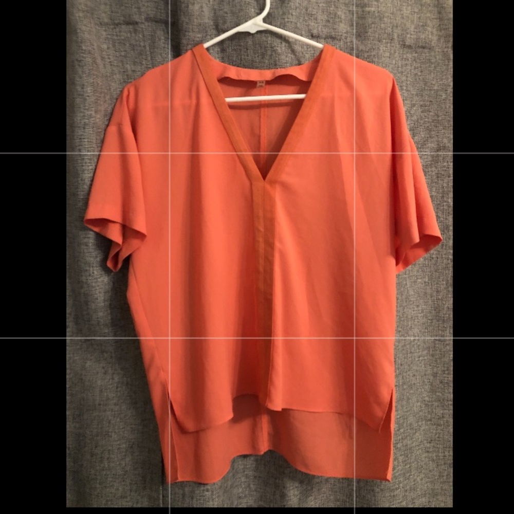 Cute coral blouse size small